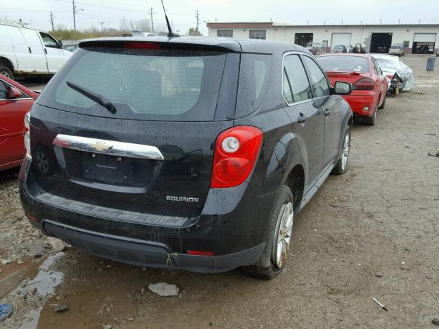 2GNALBEC6B1286896 - 2011 CHEVROLET EQUINOX LS BLACK photo 4