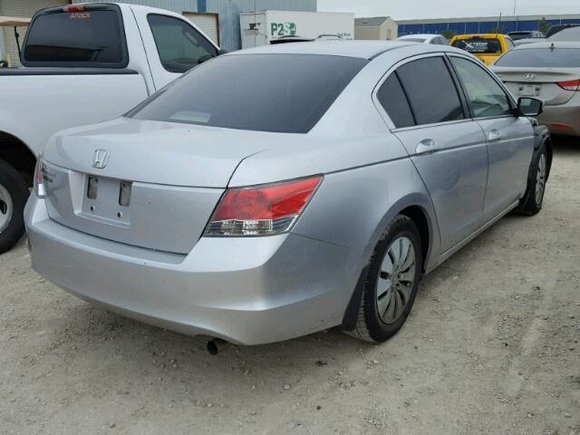 JHMCP26308C076087 - 2008 HONDA ACCORD LX GRAY photo 4