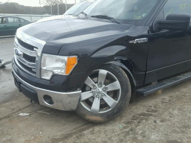 1FTFW1EF2DFC13370 - 2013 FORD F150 SUPER BLACK photo 9