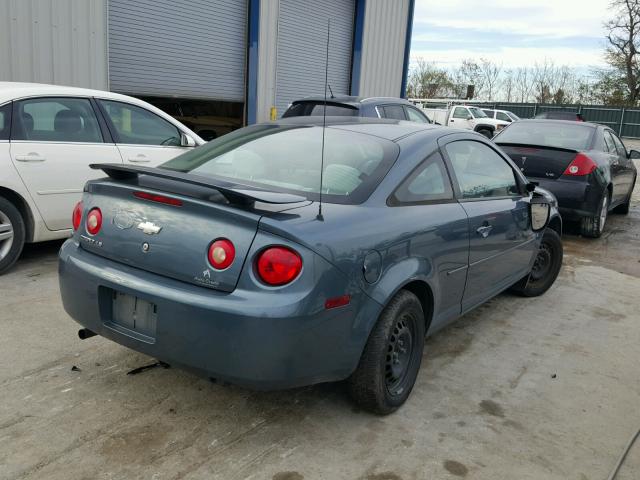 1G1AK15F177297372 - 2007 CHEVROLET COBALT LS BLUE photo 4