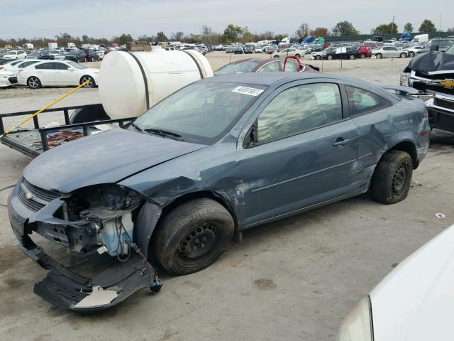 1G1AK15F177297372 - 2007 CHEVROLET COBALT LS BLUE photo 9