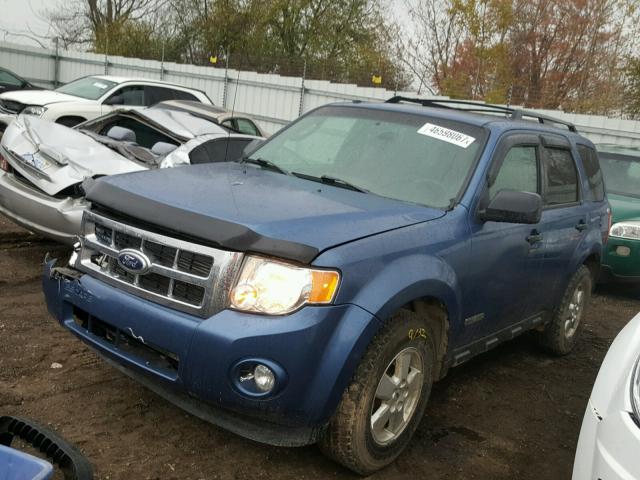 1FMCU0DG2AKA80931 - 2010 FORD ESCAPE XLT BLUE photo 2