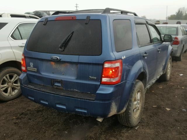 1FMCU0DG2AKA80931 - 2010 FORD ESCAPE XLT BLUE photo 4