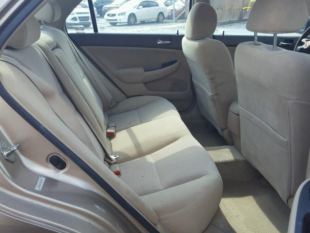 1HGCM56394A144521 - 2004 HONDA ACCORD LX GOLD photo 6