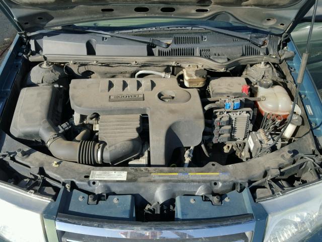 1G8AJ55F77Z106490 - 2007 SATURN ION LEVEL GREEN photo 7