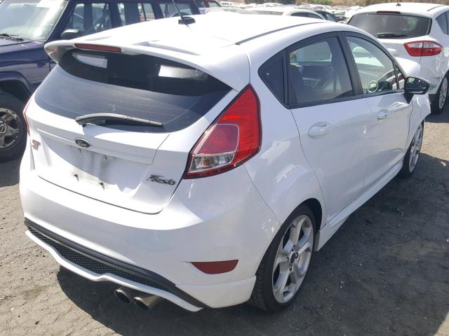 3FADP4GX5EM163468 - 2014 FORD FIESTA ST WHITE photo 4