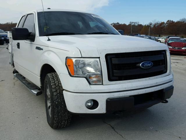 1FTFX1EF1DFD47378 - 2013 FORD F150 SUPER WHITE photo 1