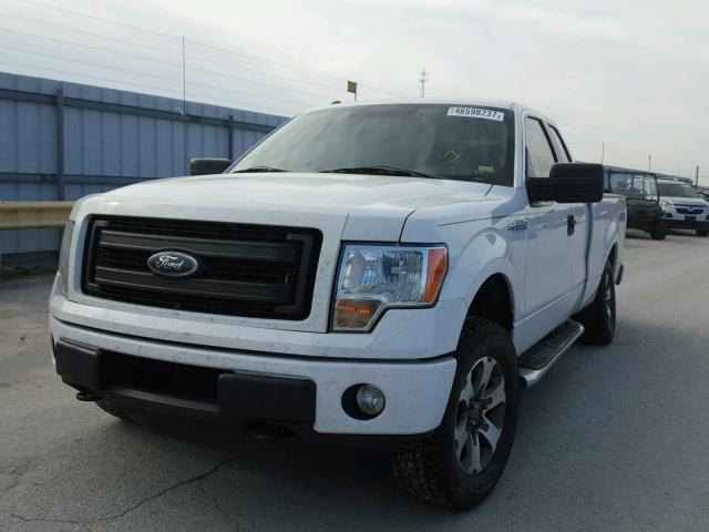 1FTFX1EF1DFD47378 - 2013 FORD F150 SUPER WHITE photo 2