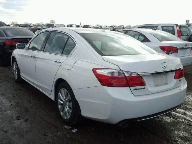 1HGCR3F8XDA017133 - 2013 HONDA ACCORD EXL WHITE photo 3