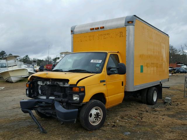 1FDWE3FL8ADA03510 - 2010 FORD ECONOLINE YELLOW photo 2