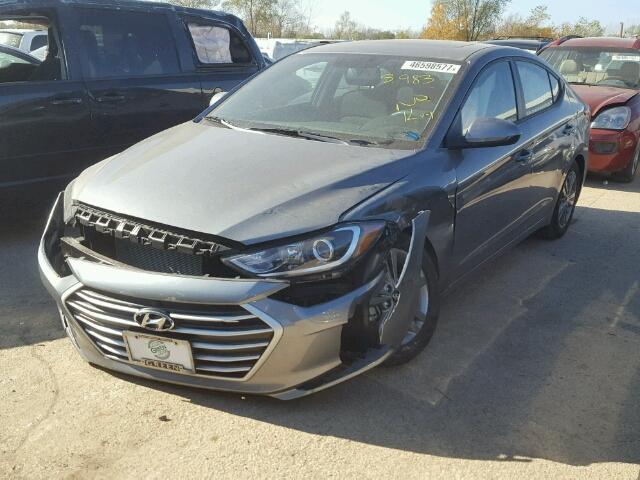 KMHD84LF3HU427299 - 2017 HYUNDAI ELANTRA SE SILVER photo 2