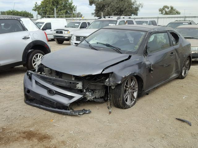 JTKJF5C76C3023870 - 2012 TOYOTA SCION TC GRAY photo 2