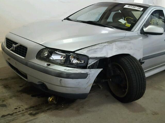 YV1RS58D712050898 - 2001 VOLVO S60 2.4T SILVER photo 9