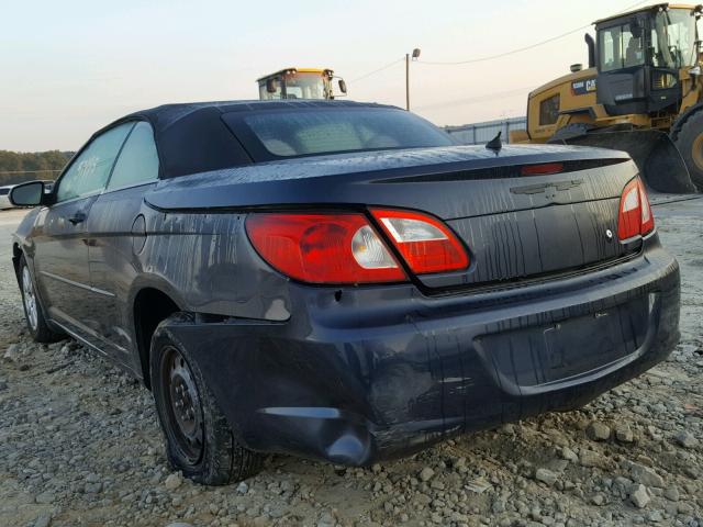 1C3LC45K28N674742 - 2008 CHRYSLER SEBRING BLUE photo 3