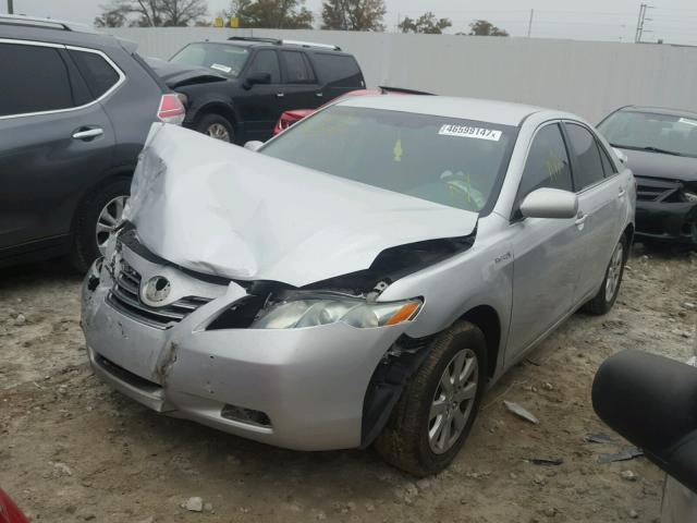 4T1BB46K08U051128 - 2008 TOYOTA CAMRY HYBR SILVER photo 2