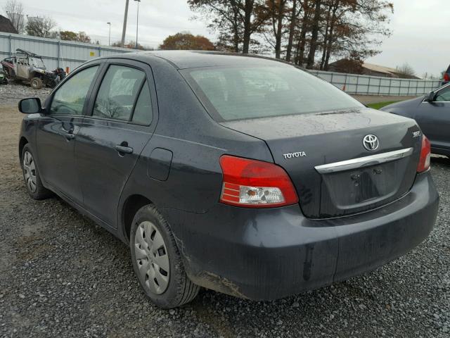 JTDBT903694059784 - 2009 TOYOTA YARIS GRAY photo 3