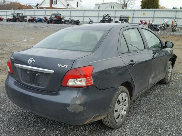 JTDBT903694059784 - 2009 TOYOTA YARIS GRAY photo 4