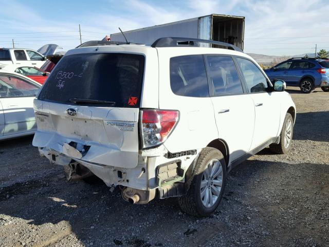 JF2SHADC4BG705066 - 2011 SUBARU FORESTER WHITE photo 4