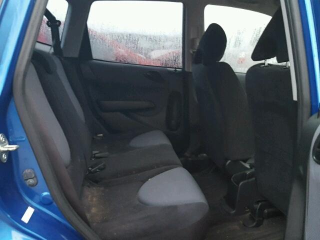 JHMGD38687S062207 - 2007 HONDA FIT S 蓝色 照片 6