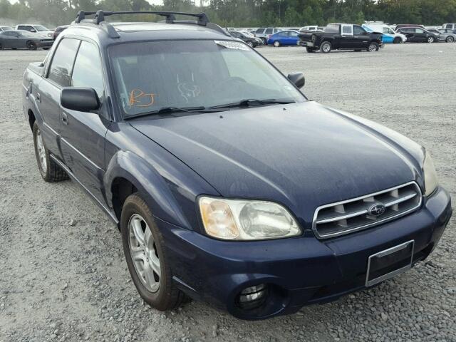 4S4BT62C257100976 - 2005 SUBARU BAJA SPORT BLUE photo 1