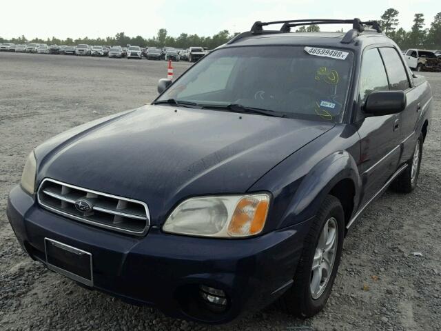 4S4BT62C257100976 - 2005 SUBARU BAJA SPORT BLUE photo 2