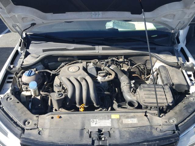 3VW2K7AJ8CM355225 - 2012 VOLKSWAGEN JETTA BASE WHITE photo 7