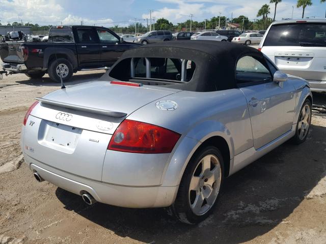 TRUUT28N711023331 - 2001 AUDI TT QUATTRO GRAY photo 4