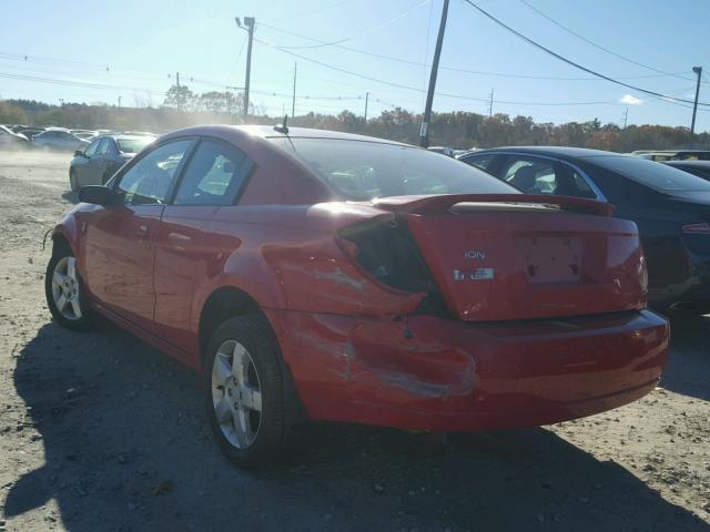 1G8AN15F47Z131201 - 2007 SATURN ION LEVEL RED photo 3