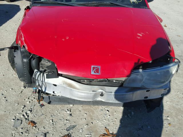 1G8AN15F47Z131201 - 2007 SATURN ION LEVEL RED photo 7