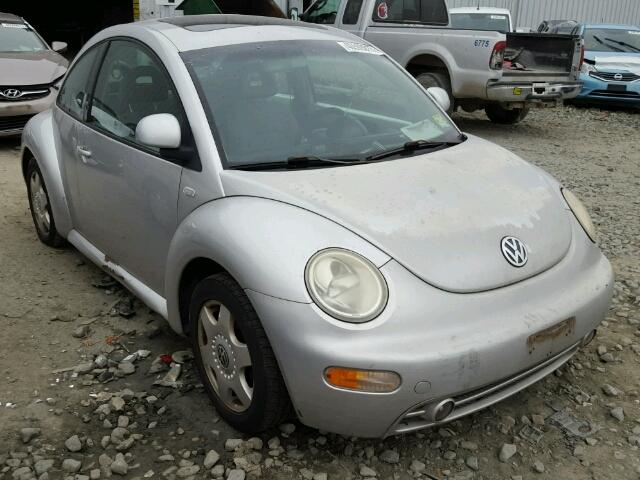 3VWCC21CXYM467618 - 2000 VOLKSWAGEN NEW BEETLE SILVER photo 1