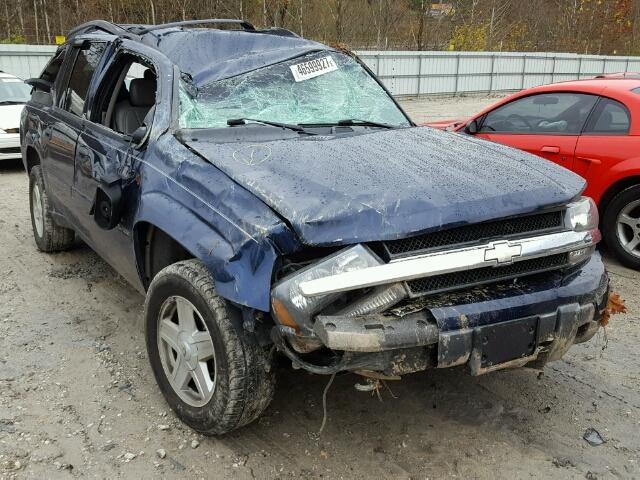 1GNET16S336159048 - 2003 CHEVROLET TRAILBLAZE BLUE photo 1