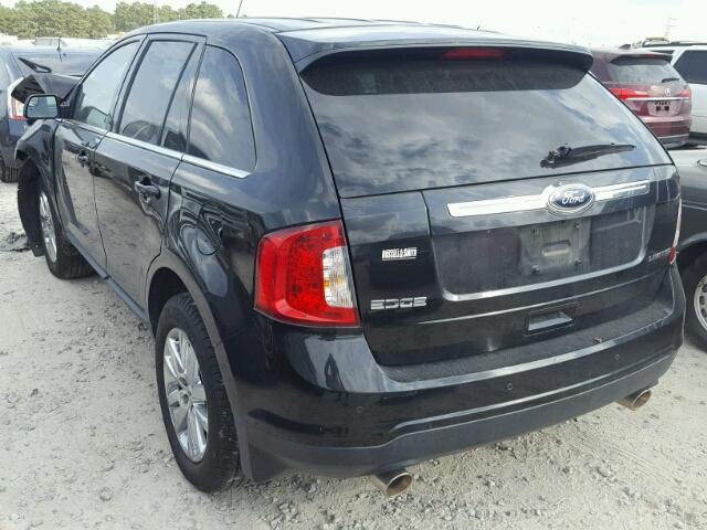 2FMDK3KC6DBA08088 - 2013 FORD EDGE LIMIT BLACK photo 3