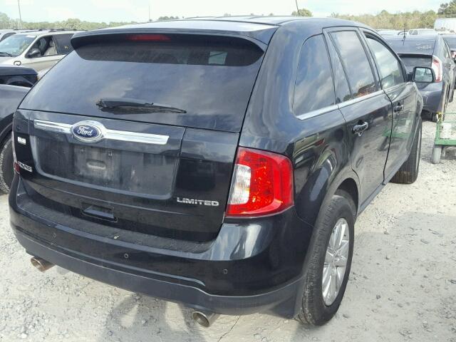 2FMDK3KC6DBA08088 - 2013 FORD EDGE LIMIT BLACK photo 4