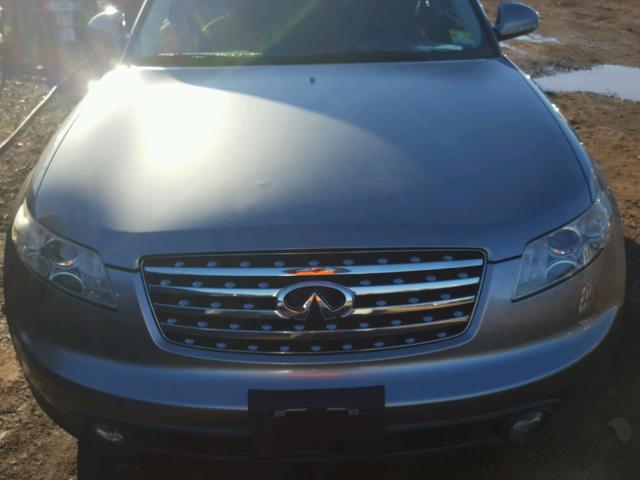 JNRBS08W94X403161 - 2004 INFINITI FX45 GRAY photo 7