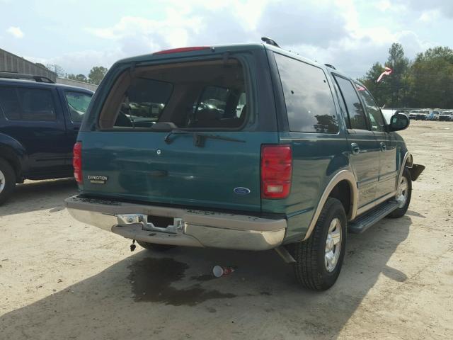 1FMEU17L4VLB92363 - 1997 FORD EXPEDITION GREEN photo 4