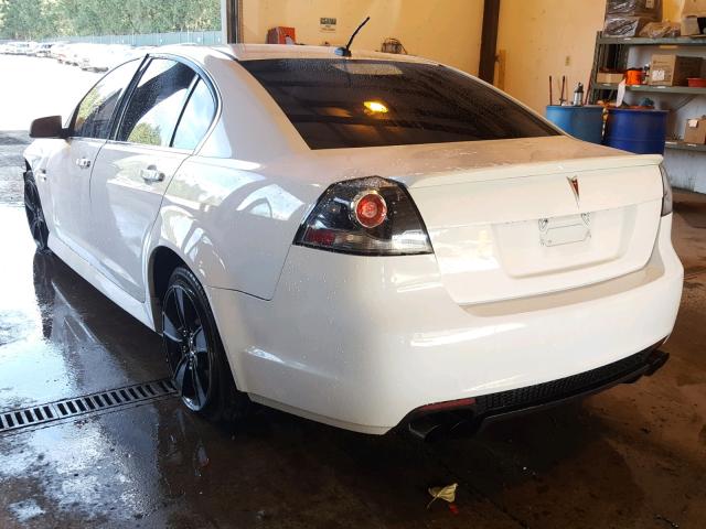 6G2EC57Y58L144764 - 2008 PONTIAC G8 GT WHITE photo 3