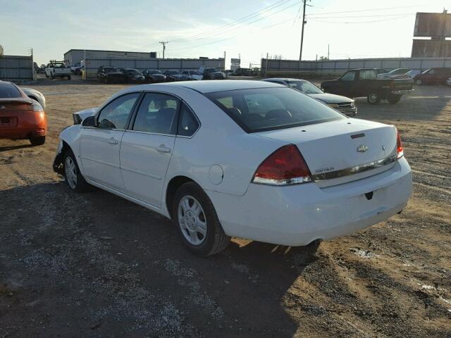 2G1WS58R779417130 - 2007 CHEVROLET IMPALA POL WHITE photo 3