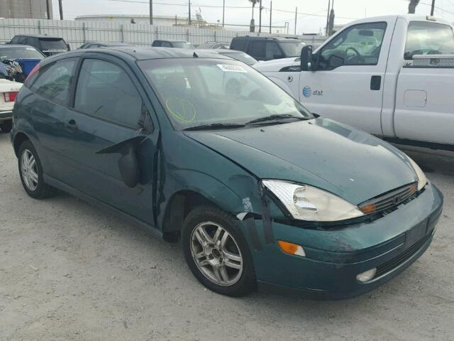 3FAFP3130YR222443 - 2000 FORD FOCUS ZX3 GREEN photo 1