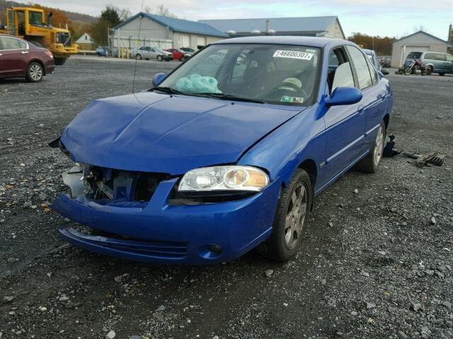 3N1CB51D86L517132 - 2006 NISSAN SENTRA 1.8 BLUE photo 2