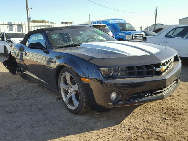 2G1FC3DD7B9213853 - 2011 CHEVROLET CAMARO LT BLACK photo 1