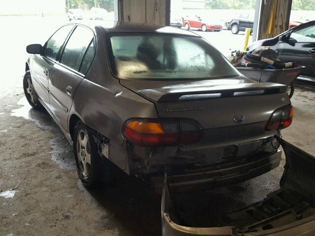 1G1NE52J92M659838 - 2002 CHEVROLET MALIBU LS Qəhvəyi foto 3