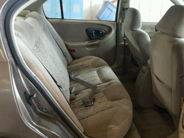 1G1NE52J92M659838 - 2002 CHEVROLET MALIBU LS Qəhvəyi foto 6