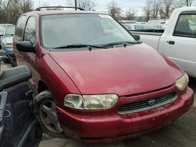 4N2XN11T3XD841275 - 1999 NISSAN QUEST SE RED photo 1