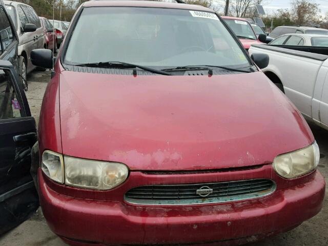 4N2XN11T3XD841275 - 1999 NISSAN QUEST SE RED photo 7