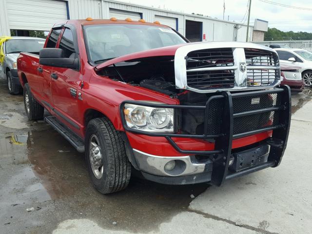 3D7KR28A57G826216 - 2007 DODGE RAM 2500 S RED photo 1