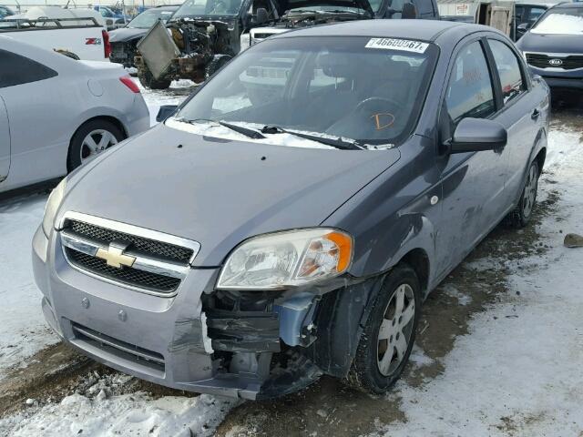KL1TD556X7B103041 - 2007 CHEVROLET AVEO BASE SILVER photo 2