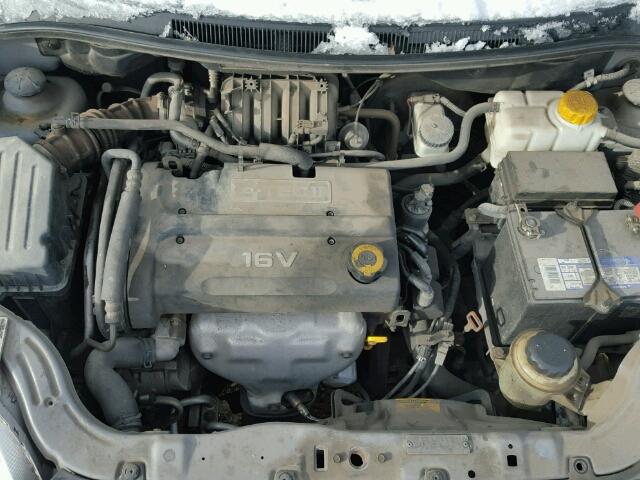 KL1TD556X7B103041 - 2007 CHEVROLET AVEO BASE SILVER photo 7