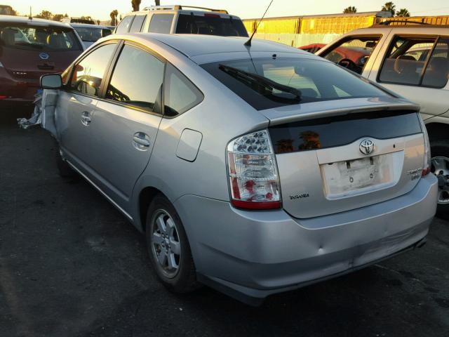 JTDKB20U377603561 - 2007 TOYOTA PRIUS SILVER photo 3