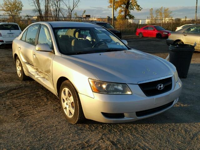 5NPET46C67H261992 - 2007 HYUNDAI SONATA GLS SILVER photo 1