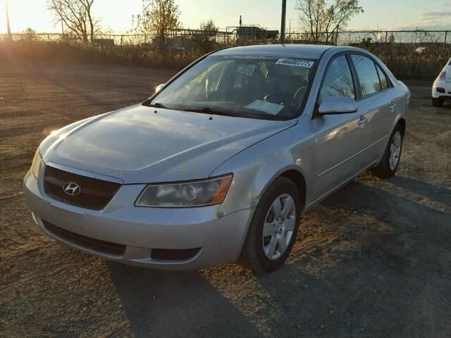 5NPET46C67H261992 - 2007 HYUNDAI SONATA GLS SILVER photo 2